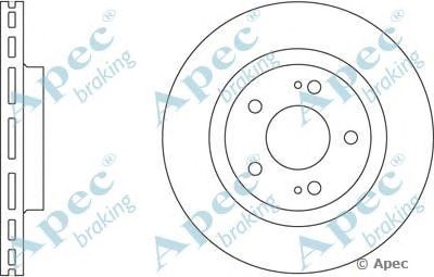 APEC BRAKING dsk2297 -  Тормозной диск